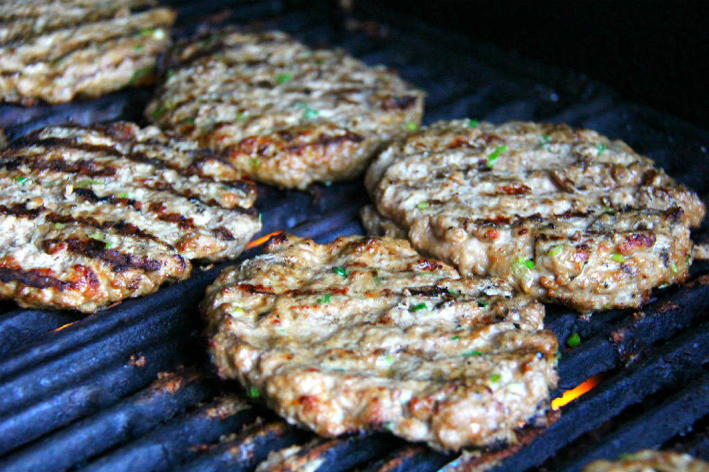Asian Inspired Chicken Burgers.