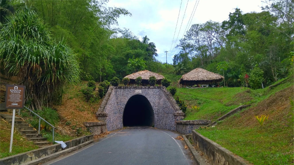Knolly's Tunnel Trinidad and Tobago, the longest tunnel in the Caribbean.